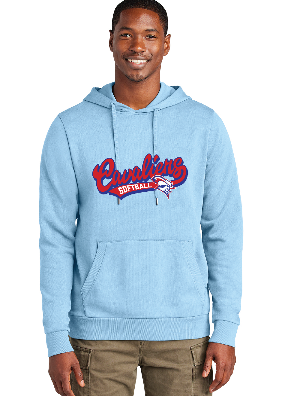 Fleece Hoodie / Ice Blue / Princess Anne High School Softball