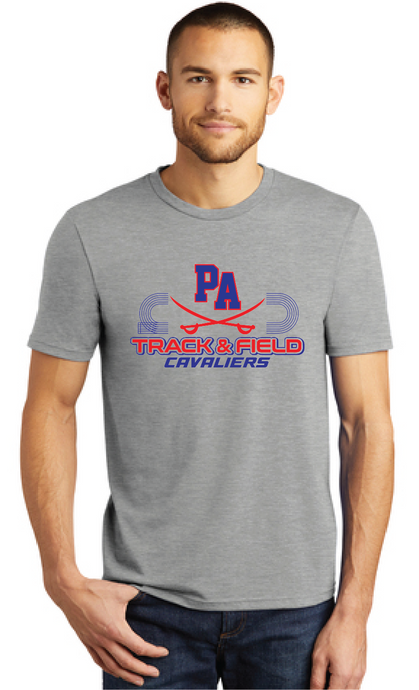 Perfect Tri Tee / Heathered Grey / Princess Anne High School Track and Field