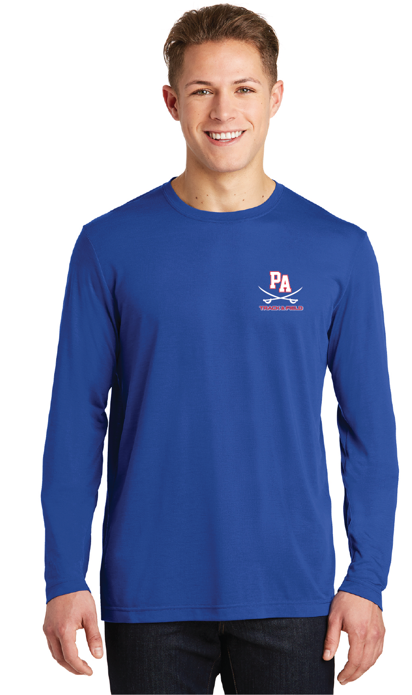 Long Sleeve Cotton Touch Tee / Royal / Princess Anne High School Track and Field