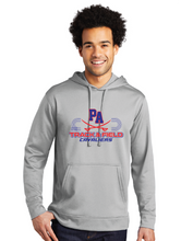 Performance Fleece Pullover Hooded Sweatshirt / Silver / Princess Anne High School Track and Field