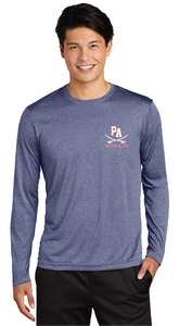 Long Sleeve Heather Contender Tee / Navy Heather / Princess Anne High School Track and Field