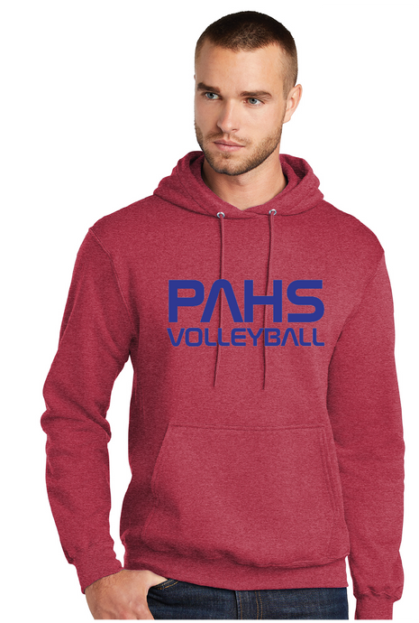 Core Fleece Pullover Hooded Sweatshirt / Heather Red / Princess Anne High School Volleyball