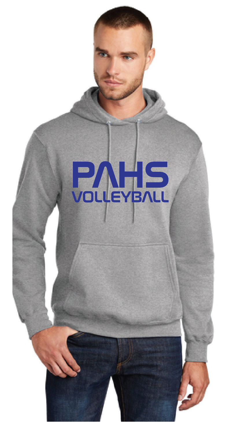 Core Fleece Pullover Hooded Sweatshirt / Athletic Heather / Princess Anne High School Volleyball