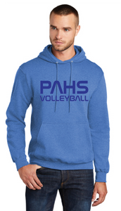Fleece Pullover Hooded Sweatshirt / Heather Royal  / Princess Anne High School Volleyball