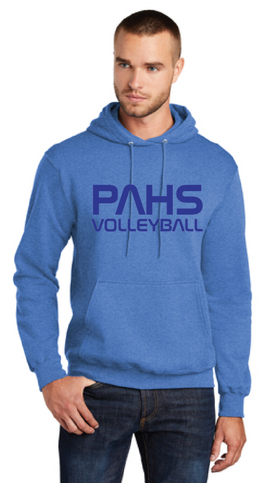 Fleece Pullover Hooded Sweatshirt / Heather Royal  / Princess Anne High School Volleyball