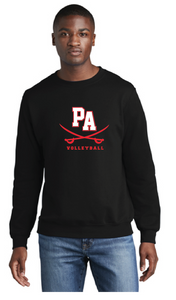 Core Fleece Crewneck Sweatshirt / Black / Princess Anne High School Volleyball