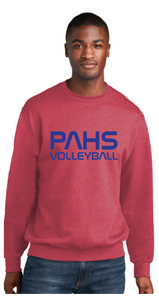 Core Fleece Crewneck Sweatshirt / Heather Red / Princess Anne High School Volleyball