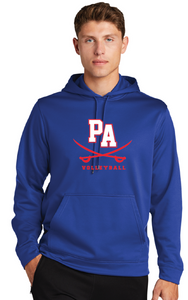 Fleece Hooded Pullover / Royal / Princess Anne High School Volleyball