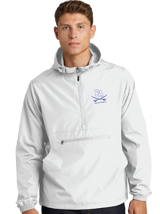 Packable Anorak / White / Princess Anne High School Volleyball