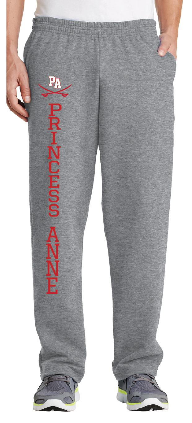 Core Fleece Sweatpant with Pockets / Athletic Heather / Princess Anne High School Volleyball