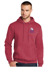 Core Fleece Pullover Hooded Sweatshirt / Heather Red / Princess Anne High School Water Polo