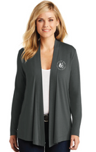 Ladies Concept Open Cardigan / Grey / Princess Anne Middle School Staff