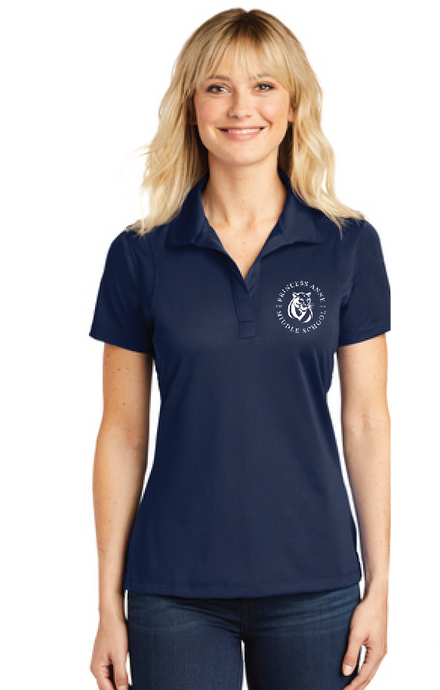Ladies Micropique Polo / Navy / Princess Anne Middle School Staff