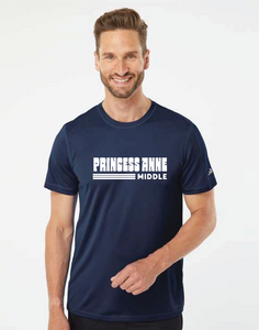 Adidas Sport T-Shirt / Navy / Princess Anne Middle School Staff