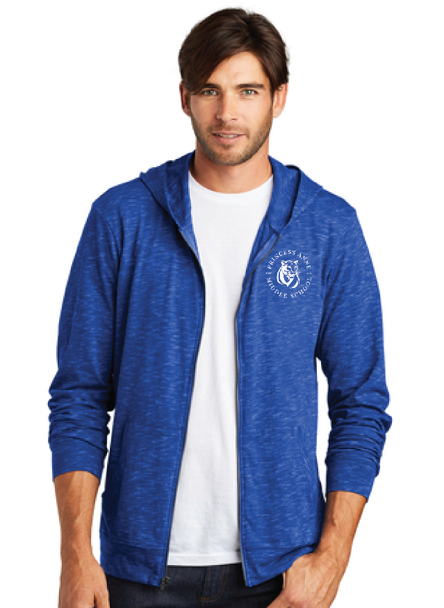 Medal Full-Zip Hoodie / Deep Royal / Princess Anne Middle School Staff