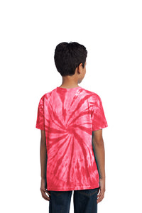 Tie-Dye Short Sleeve T-Shirt (Youth & Adult) / Red / North Landing Elementary School