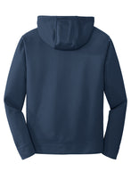 Performance Fleece Pullover Hooded Sweatshirt / Silver / Lynnhaven Middle Wrestling