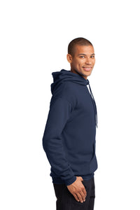 Fleece Pullover Hooded Sweatshirt / Navy / Corporate Landing Middle School Volleyball