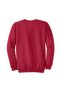 Fleece Crewneck Sweatshirt / Red / Center Grove