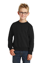 Fleece Crewneck Sweatshirt (Youth & Adult) / Black / Coastal Crushers Baseball