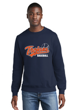 Core Fleece Crewneck Sweatshirt / Navy / Plaza Middle School Baseball