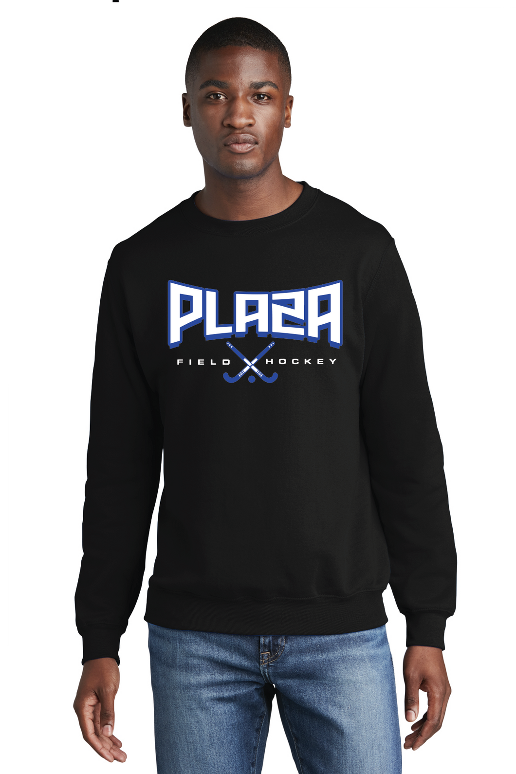 Core Fleece Crewneck Sweatshirt / Black / Plaza Middle School Field Hockey