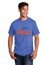 Core Cotton Tee / Heather Royal / Plaza Middle School Softball