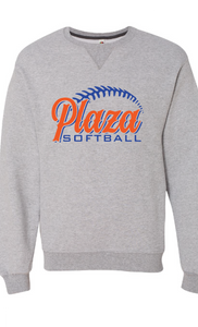 Sofspun Crewneck Sweatshirt / Athletic Heather / Plaza Middle School Softball