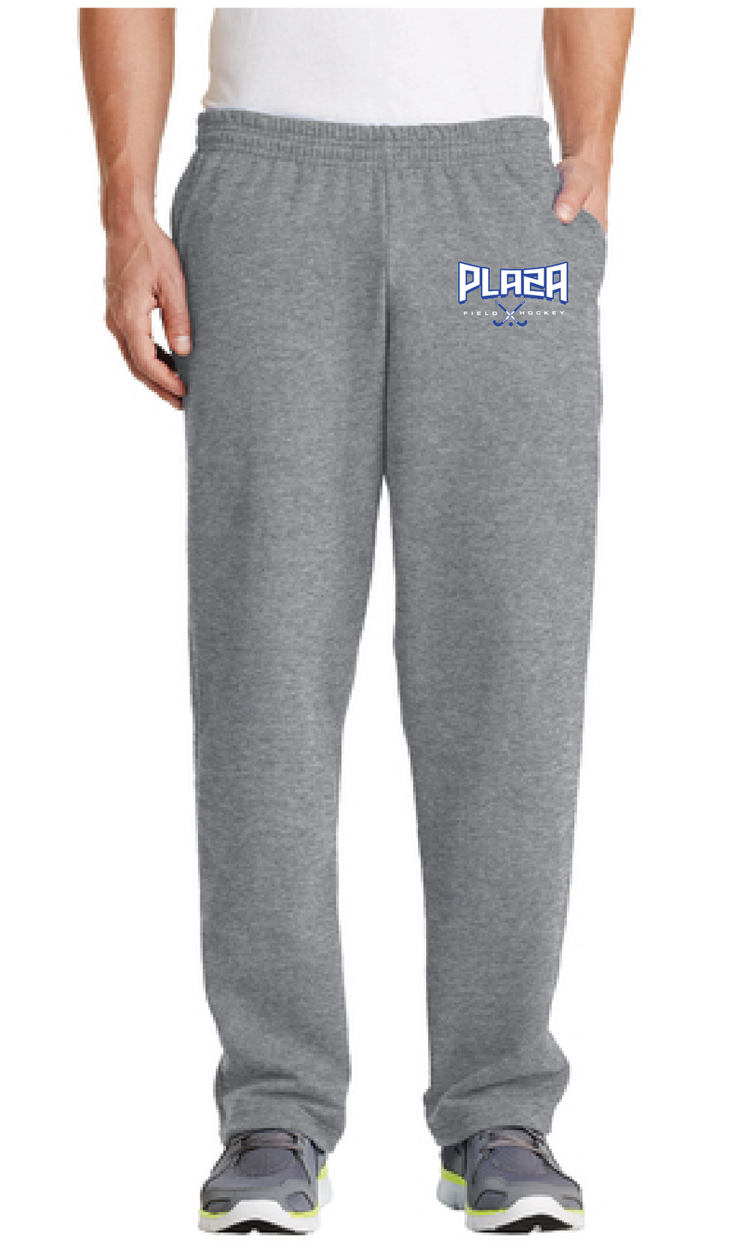 Fleece Sweatpants with Pockets / Athletic Heather / Plaza Middle School Field Hockey