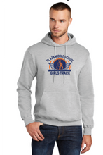 Fleece Pullover Hooded Sweatshirt / Athletic Heather / Plaza Middle School Track