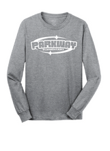 Long Sleeve Core Cotton Tee / Athletic Heather / Parkway Elementary School