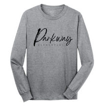 Long Sleeve Core Cotton Tee / Athletic Heather / Parkway Elementary School