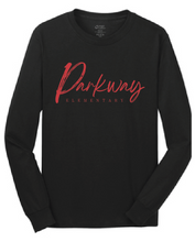 Long Sleeve Core Cotton Tee / Black / Parkway Elementary School