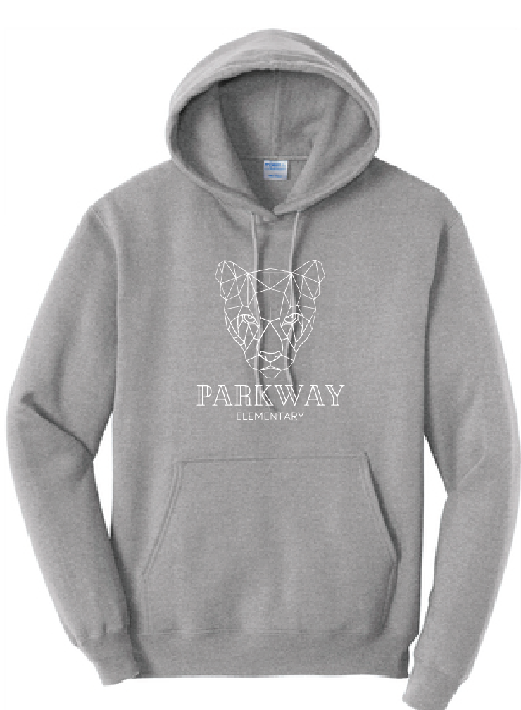 Core Fleece Pullover Hooded Sweatshirt / Athletic Heather / Parkway Elementary School