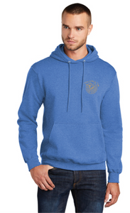 Feece Hooded Pullover Sweatshirt  / Royal Frost / First Colonial High School Patriots Playhouse