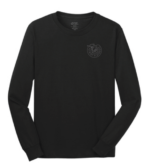 Never Miss A Cue - Long Sleeve Essential Tee / Black / First Colonial High School Patriots Playhouse