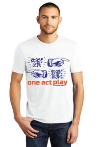 Softsyle Triblend Tee / White / Plaza Middle School One Act Play