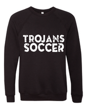 Fleece Crew neck Sweatshirt / Black / Plaza Middle School Boys Soccer