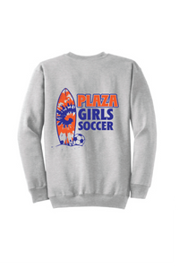 Fleece Crewneck Sweatshirt / Ash / Plaza Middle Girls Soccer