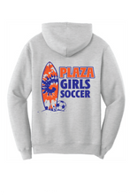 Fleece Hooded Sweatshirt / Ash / Plaza Middle Girls Soccer