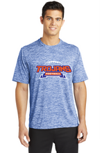 Electric Heather Tee / True Royal Electric / Plaza Middle School Football