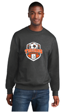 Core Fleece Crewneck Sweatshirt / Dark Heather Grey / Plaza Middle School Boys Soccer