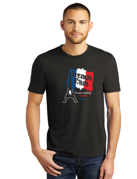 Short Sleeve Softstyle T-Shirt (Youth & Adult) / Black / Plaza Middle School French club