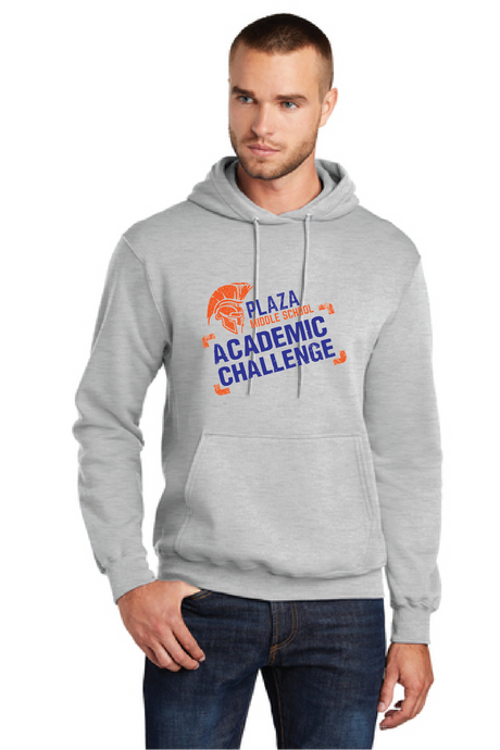 Core Fleece Hooded Sweatshirt / Athletic Heather / Plaza Middle School Academic Challenge