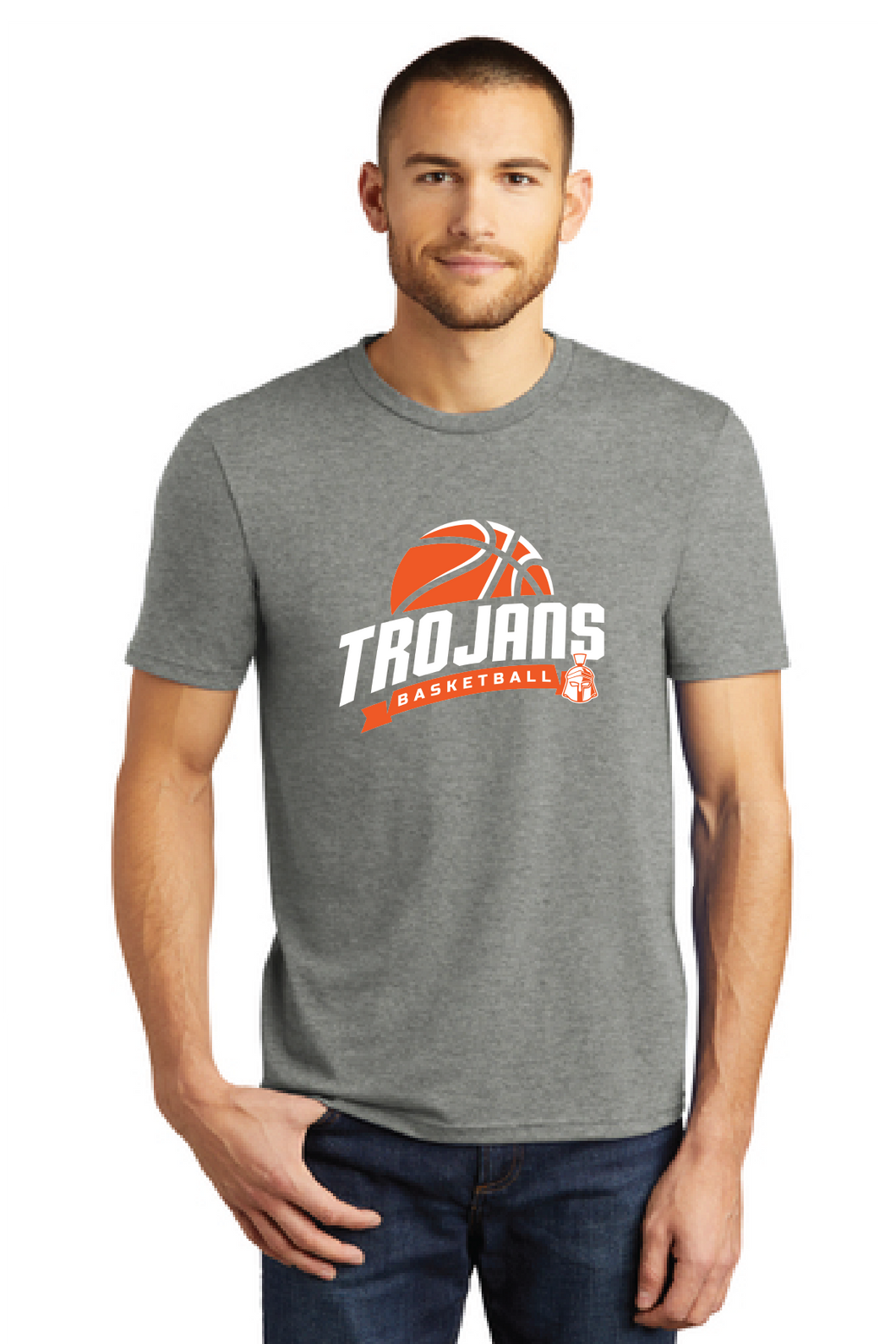 Softstyle Tee / Grey Frost / Plaza Middle School Boys Basketball