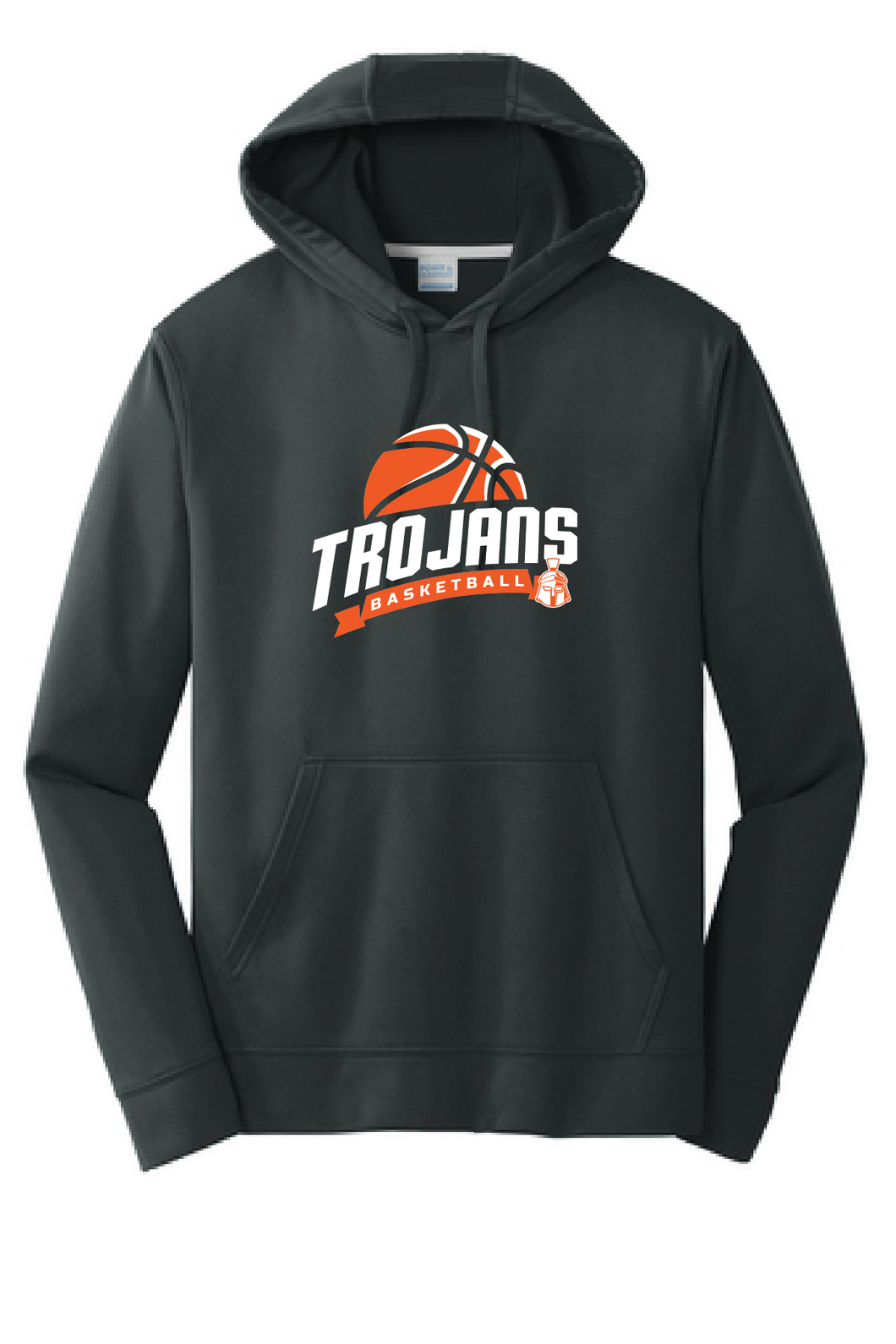 Performance Fleece Hooded Sweatshirt / Black / Plaza Middle School Boys Basketball