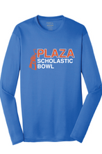 Long Sleeve Performance Tee / Royal / Plaza Middle School Scholastic Bowl