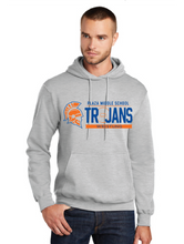 Fleece Pullover Hooded Sweatshirt / Athletic Heather / Plaza Middle School Wrestling