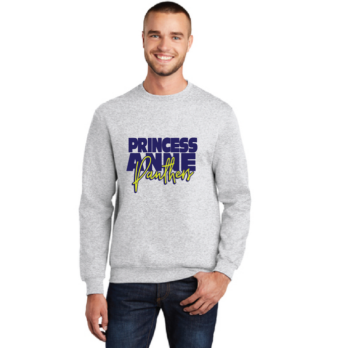 Core Fleece Crewneck Sweatshirt / Ash / Princess Anne Middle School