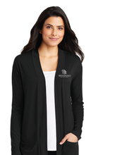 Ladies Concept Long Pocket Cardigan / Black / Renaissance Academy